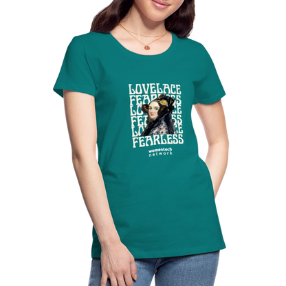 Women’s Premium T-Shirt - Ada Lovelace Edition - teal
