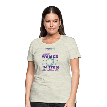 Women’s Premium T-Shirt - STEM Day Edition - heather oatmeal