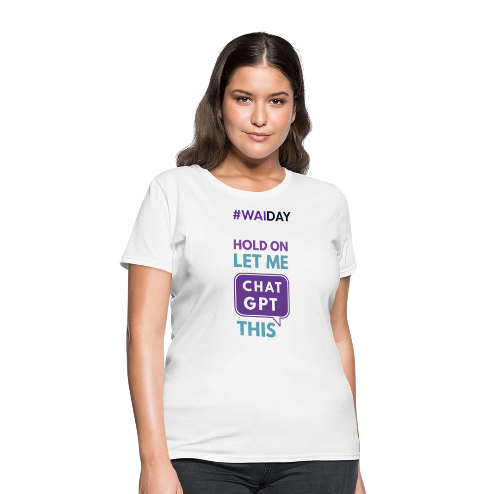 Women's T-Shirt - Women In AI Day Edition - white