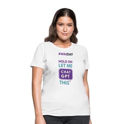 Women's T-Shirt - Women In AI Day Edition - white