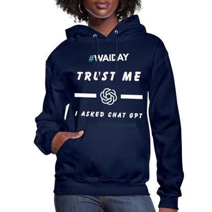 Women's Hoodie - Women In AI Day Edition - navy