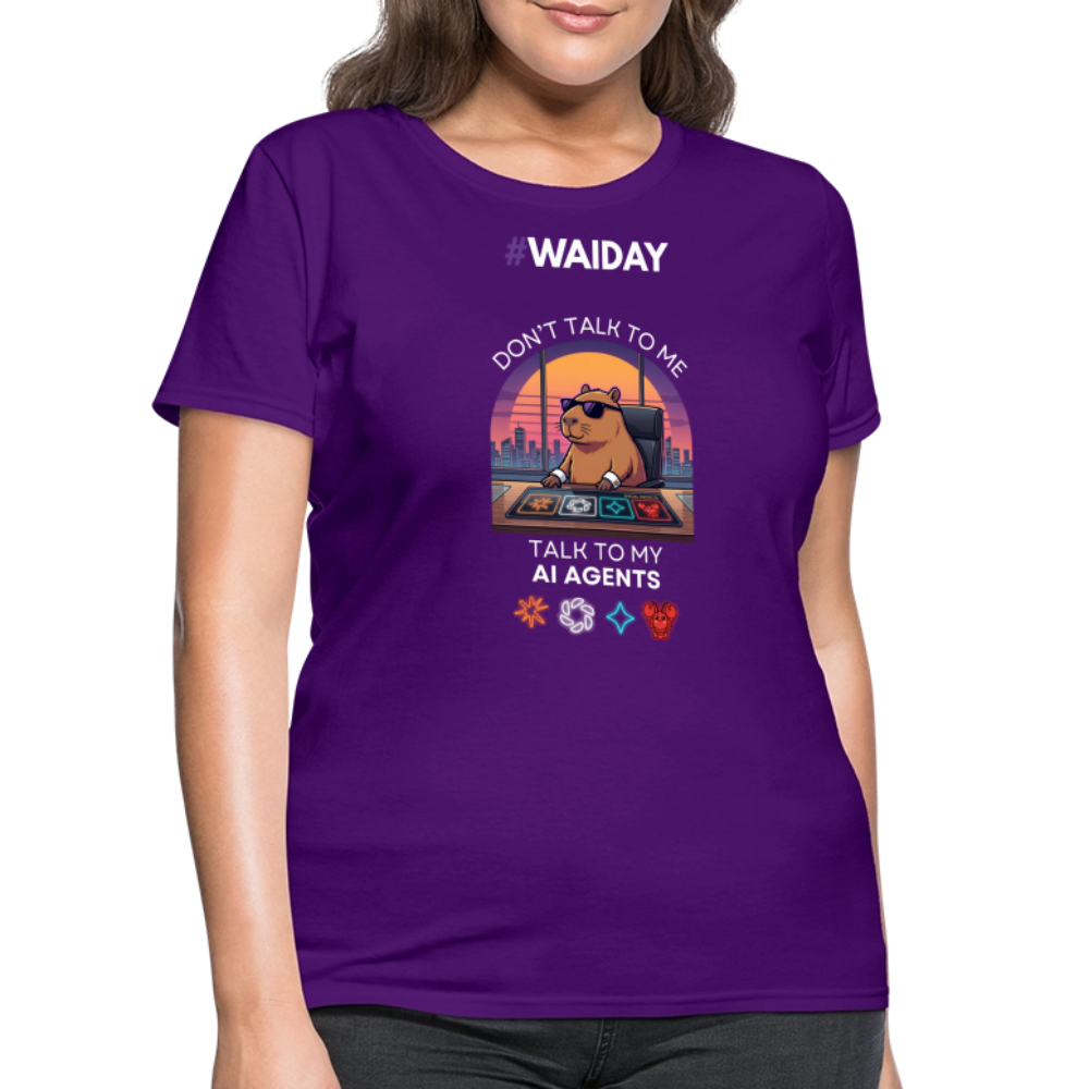 Women's T-Shirt - Women In AI Day Edition - purple