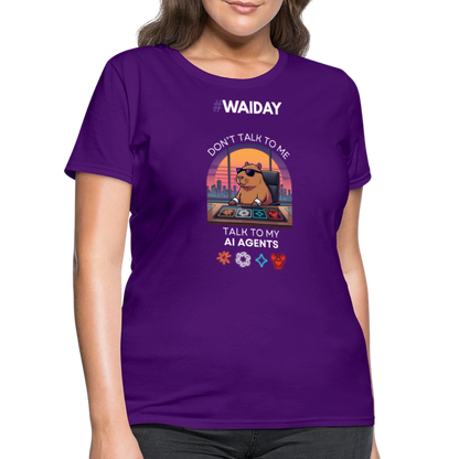 Women's T-Shirt - Women In AI Day Edition - purple