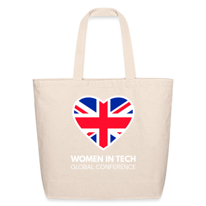 Eco-Friendly Cotton Tote  - Women in Tech Global Conference Collection - natural