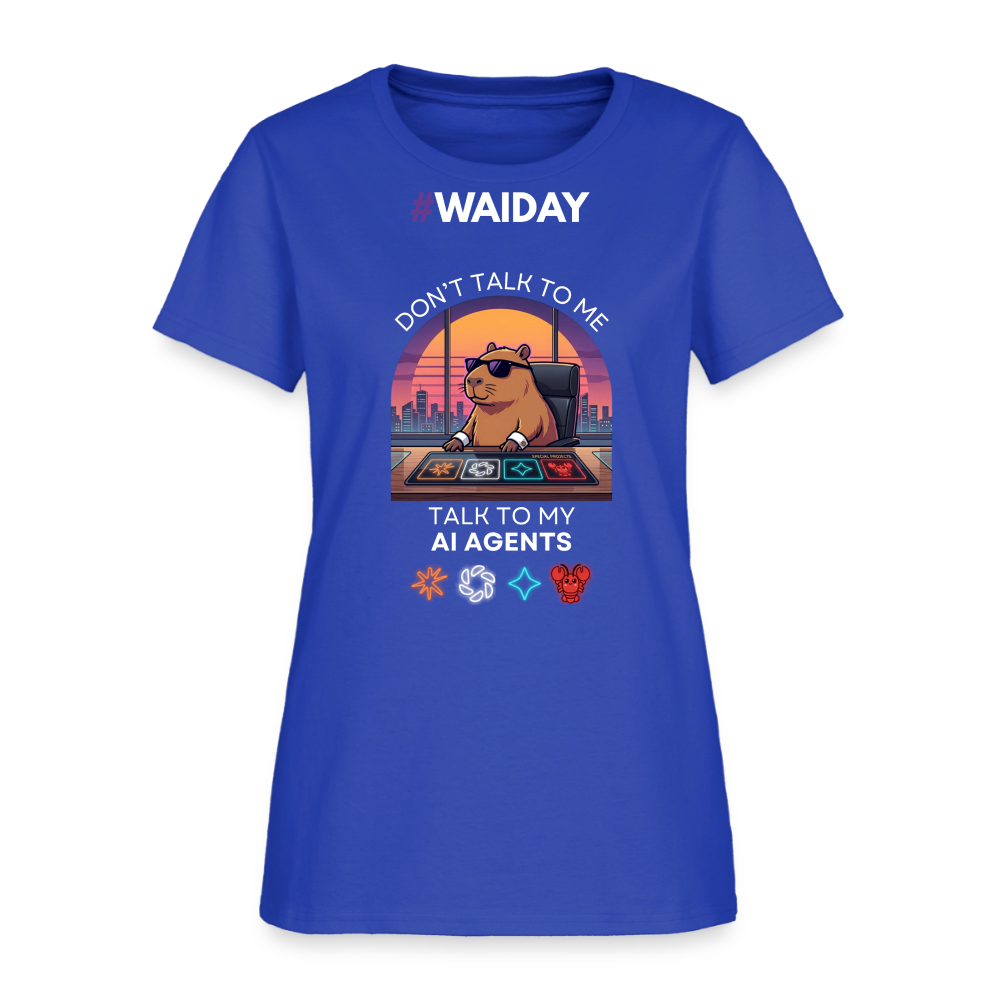 Women's T-Shirt - Women In AI Day Edition - royal blue