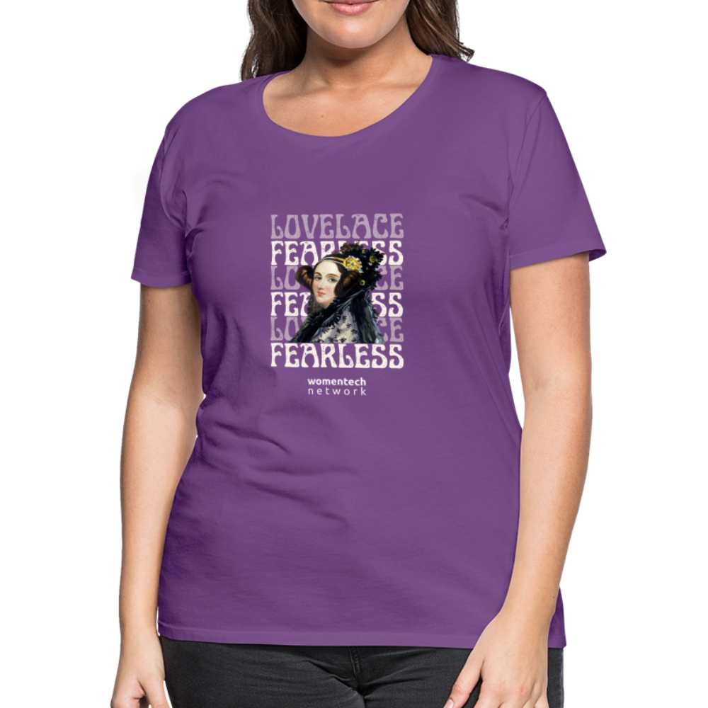 Women’s Premium T-Shirt - Ada Lovelace Edition - purple