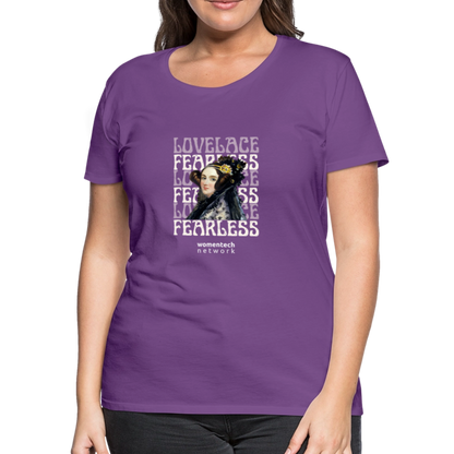 Women’s Premium T-Shirt - Ada Lovelace Edition - purple
