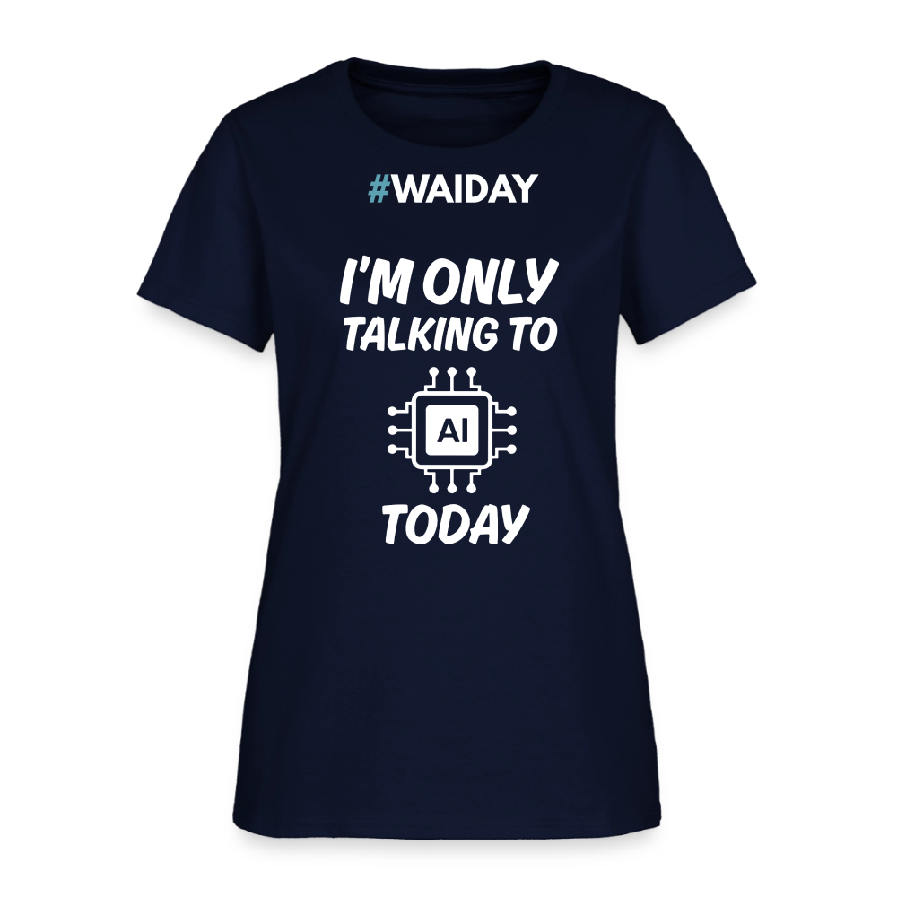 Women's T-Shirt - Women In AI Day Edition - navy