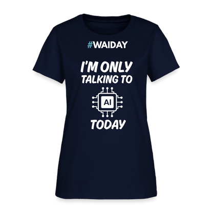 Women's T-Shirt - Women In AI Day Edition - navy
