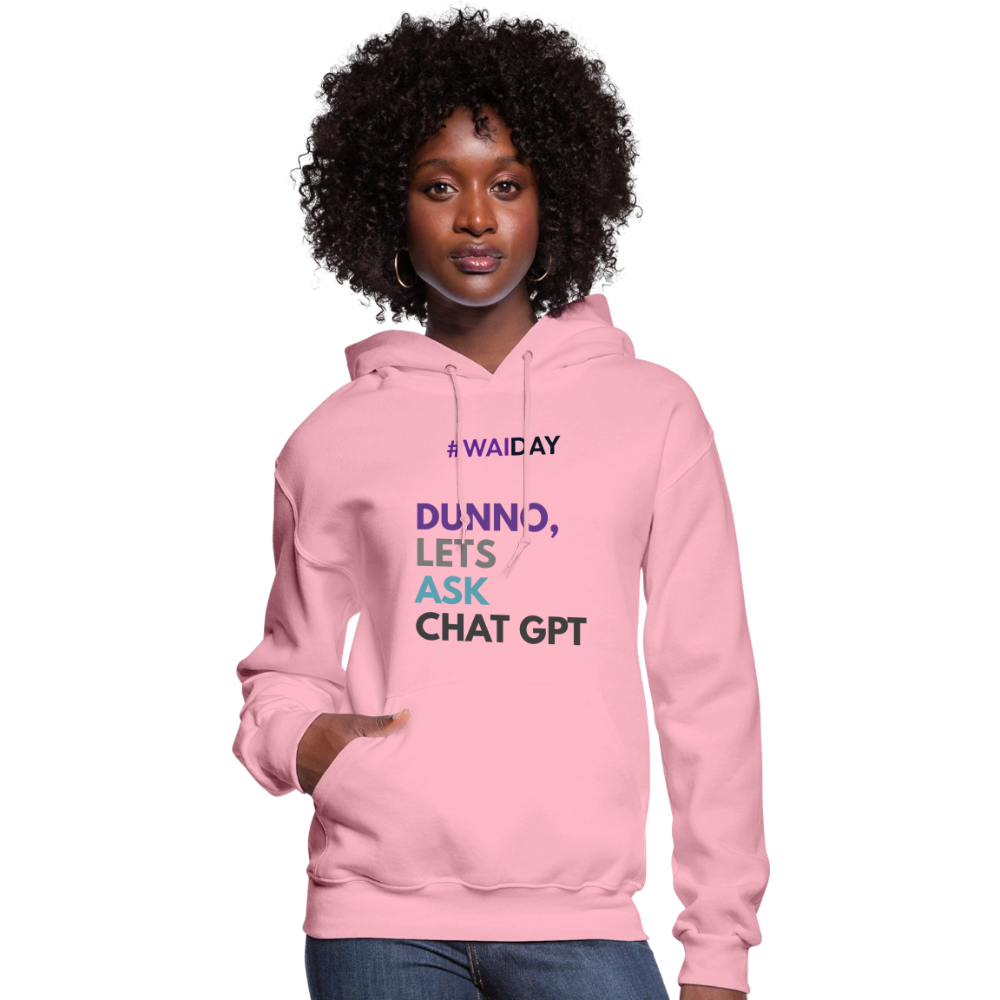 Women's Hoodie - Women In AI Day Edition - classic pink