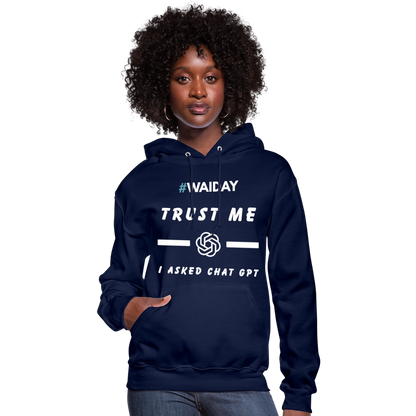 Women's Hoodie - Women In AI Day Edition - navy