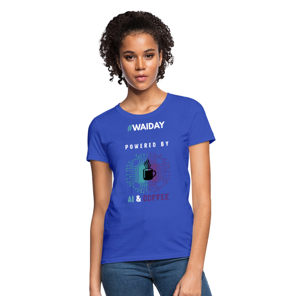 Women's T-Shirt - Women In AI Day Edition - royal blue