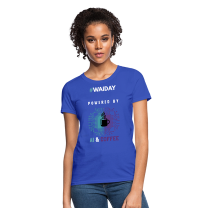 Women's T-Shirt - Women In AI Day Edition - royal blue