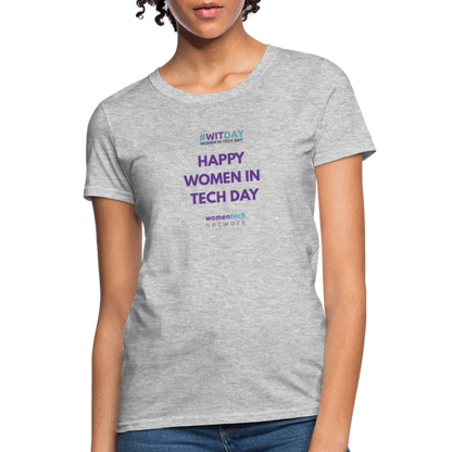 Women's Relaxed Fit T-Shirt - heather gray