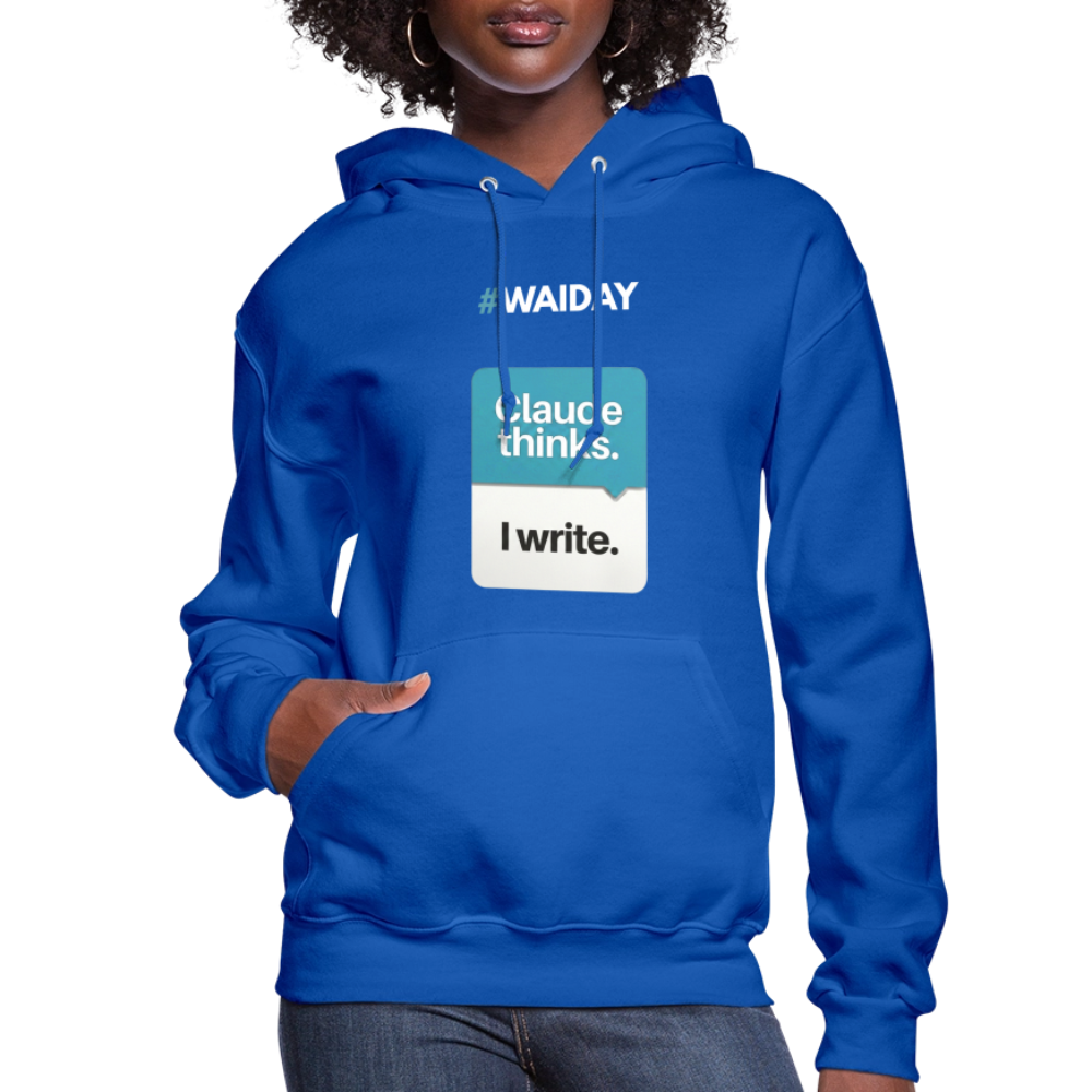 Women's Hoodie - Women In AI Day Edition - royal blue
