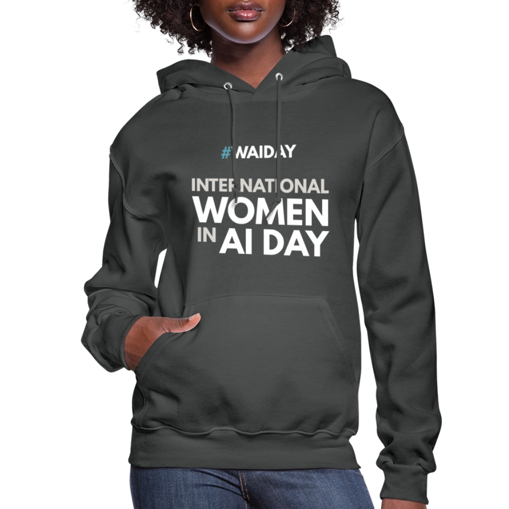 Women's Hoodie - Women In AI Day Edition - asphalt