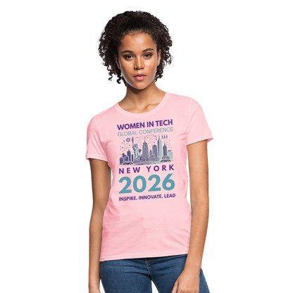 Women's T-Shirt - Women in Tech Global Conference Collection - pink