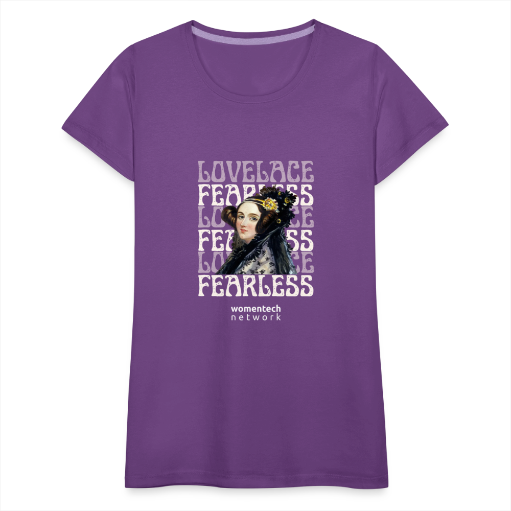Women’s Premium T-Shirt - Ada Lovelace Edition - purple