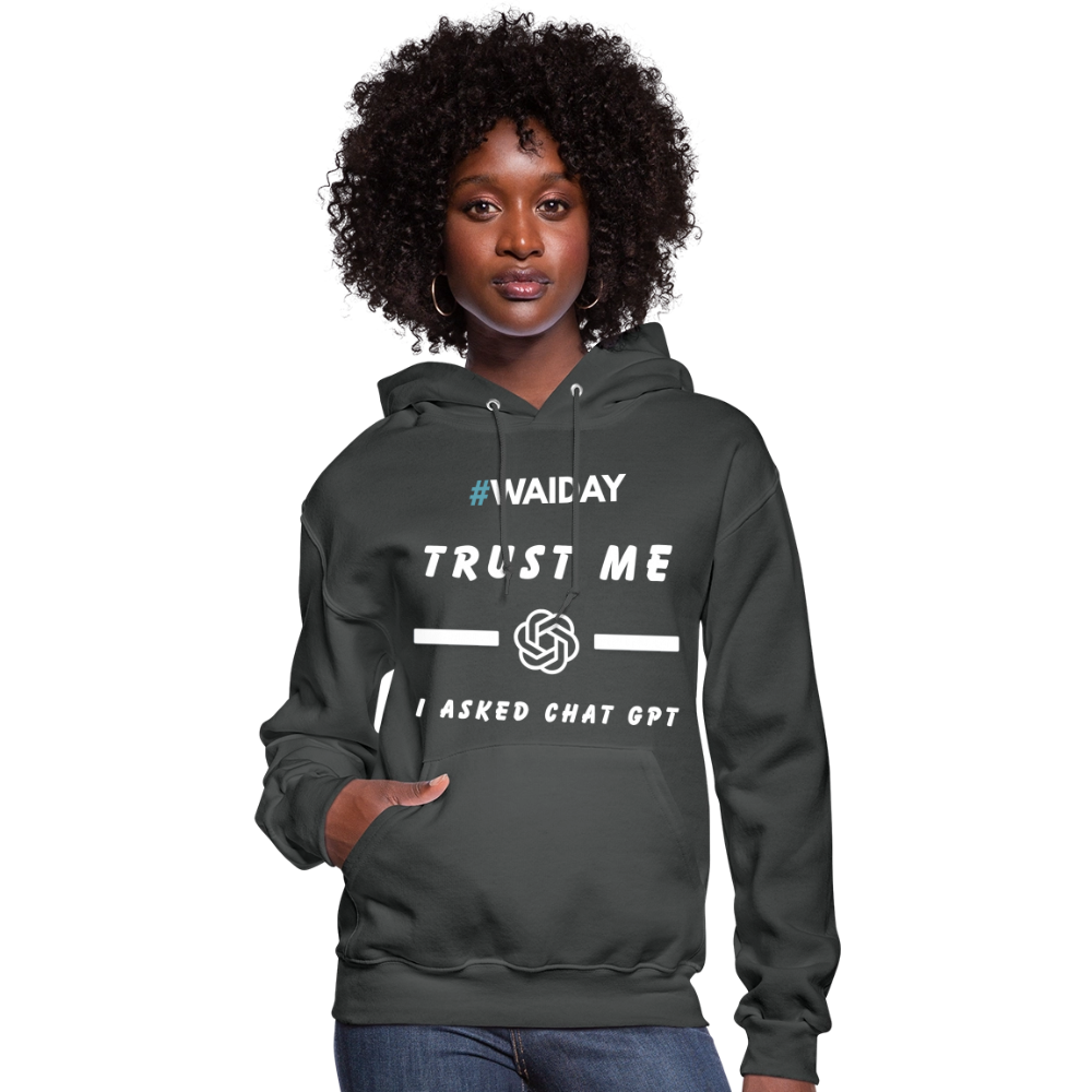 Women's Hoodie - Women In AI Day Edition - asphalt