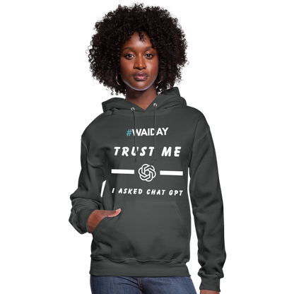 Women's Hoodie - Women In AI Day Edition - asphalt