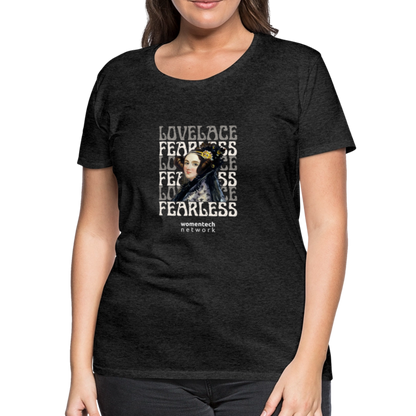 Women’s Premium T-Shirt - Ada Lovelace Edition - charcoal grey