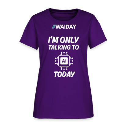Women's T-Shirt - Women In AI Day Edition - purple