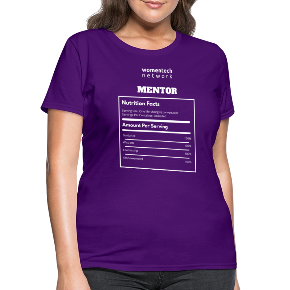 Women's T-Shirt - National Mentoring Day Edition - purple