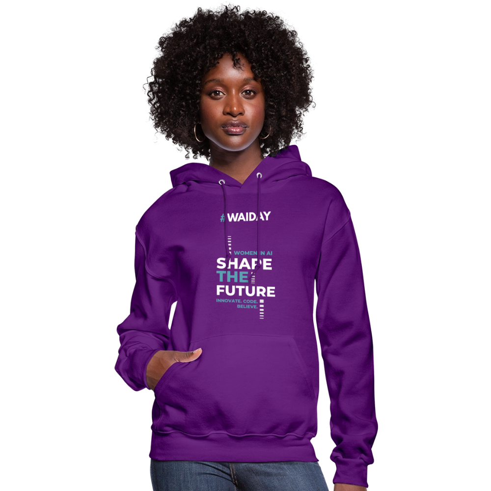 Women's Hoodie - Women In AI Day Edition - purple
