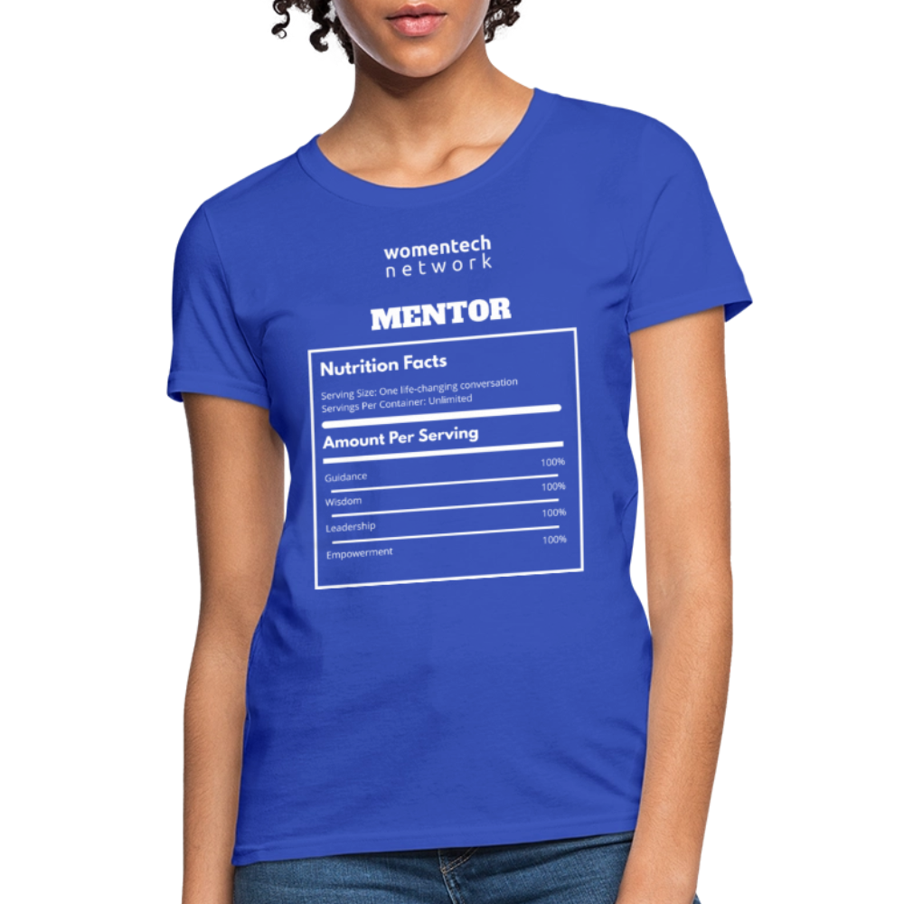 Women's T-Shirt - National Mentoring Day Edition - royal blue