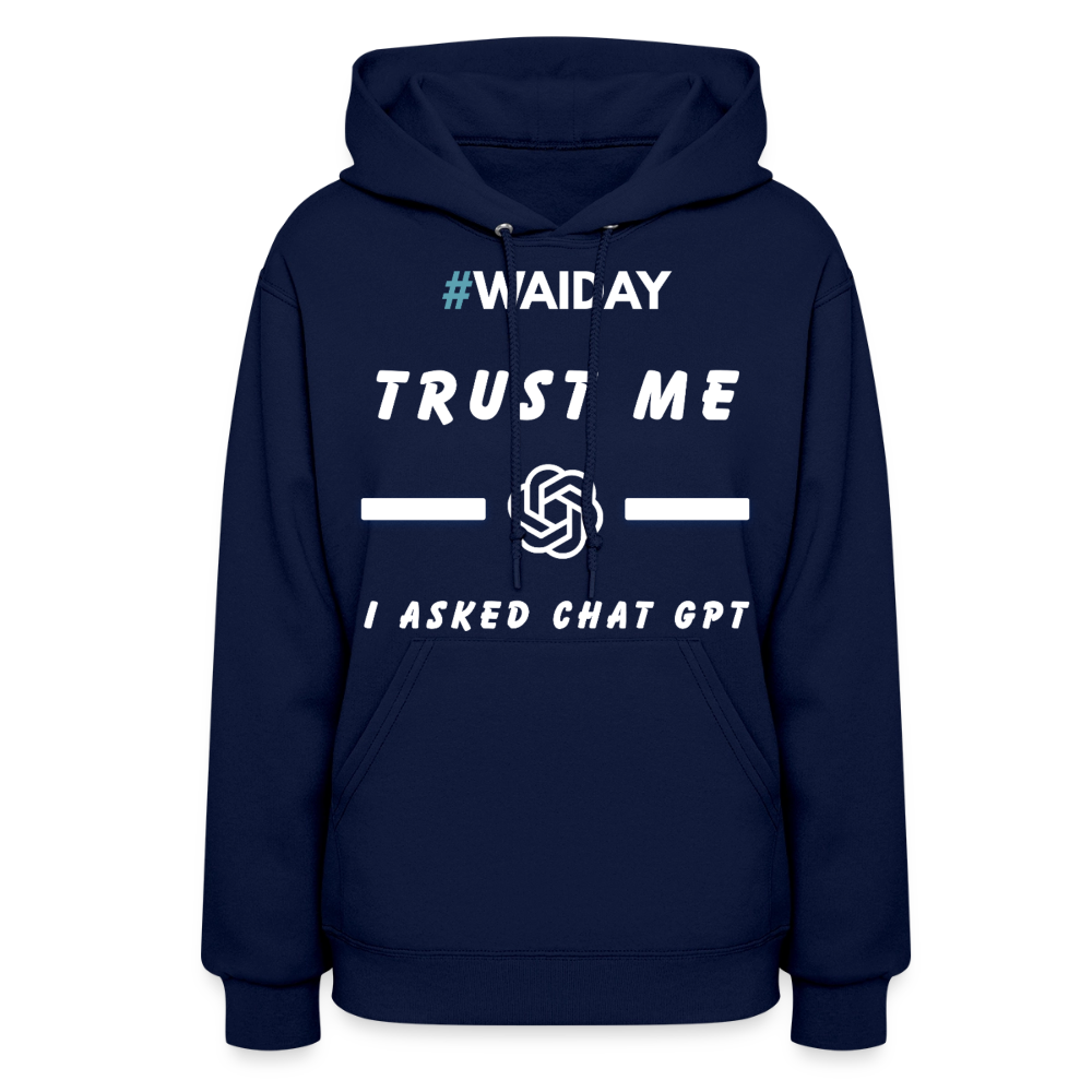 Women's Hoodie - Women In AI Day Edition - navy