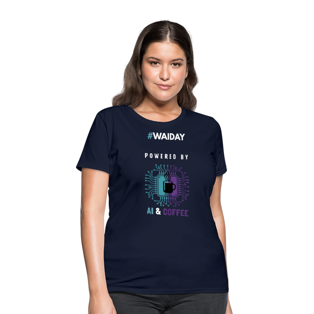 Women's T-Shirt - Women In AI Day Edition - navy