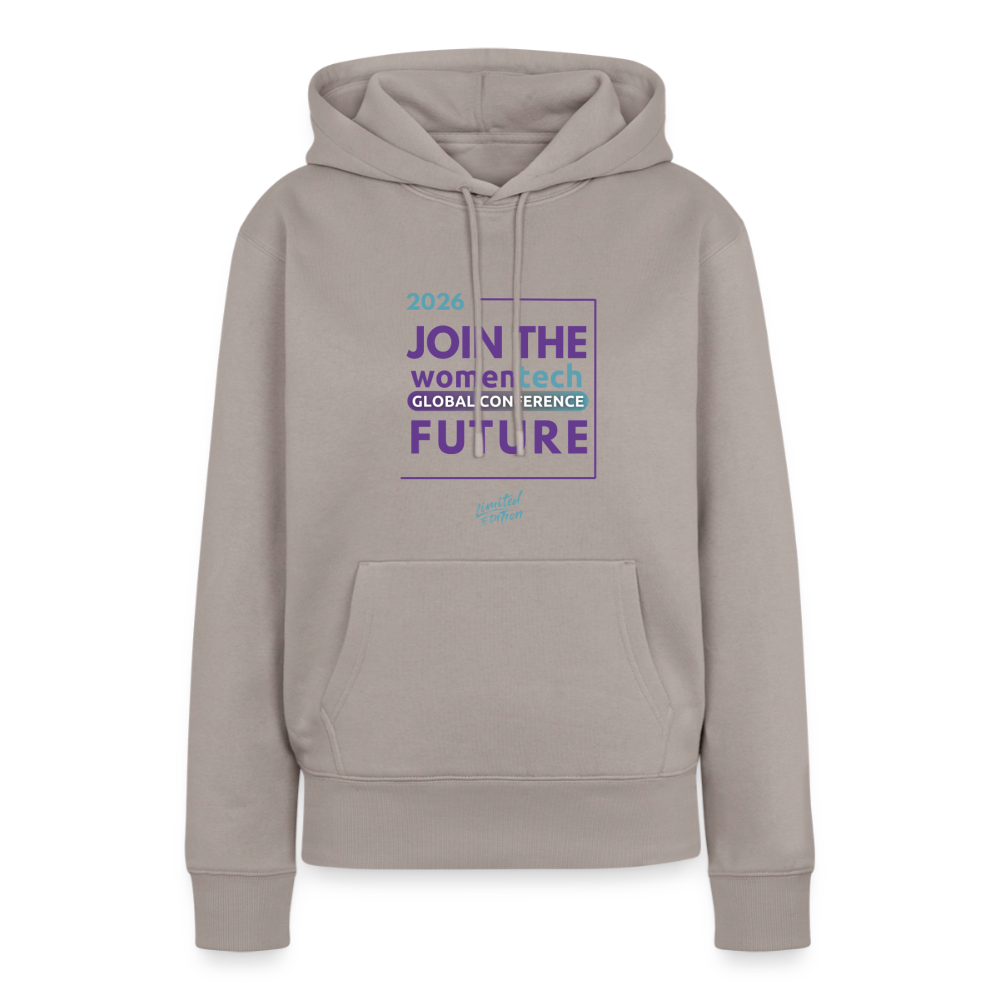 Women’s Premium Hoodie - Women in Tech Global Conference Collection - taupe