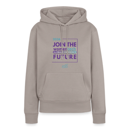 Women’s Premium Hoodie - Women in Tech Global Conference Collection - taupe