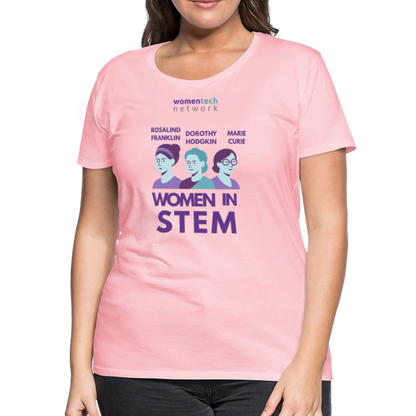 Women’s Premium T-Shirt - STEM Day Edition - pink