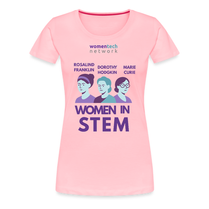 Women’s Premium T-Shirt - STEM Day Edition - pink