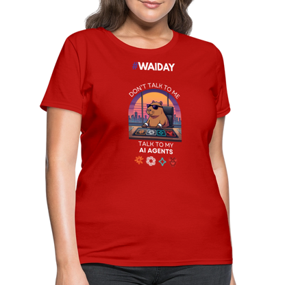 Women's T-Shirt - Women In AI Day Edition - red