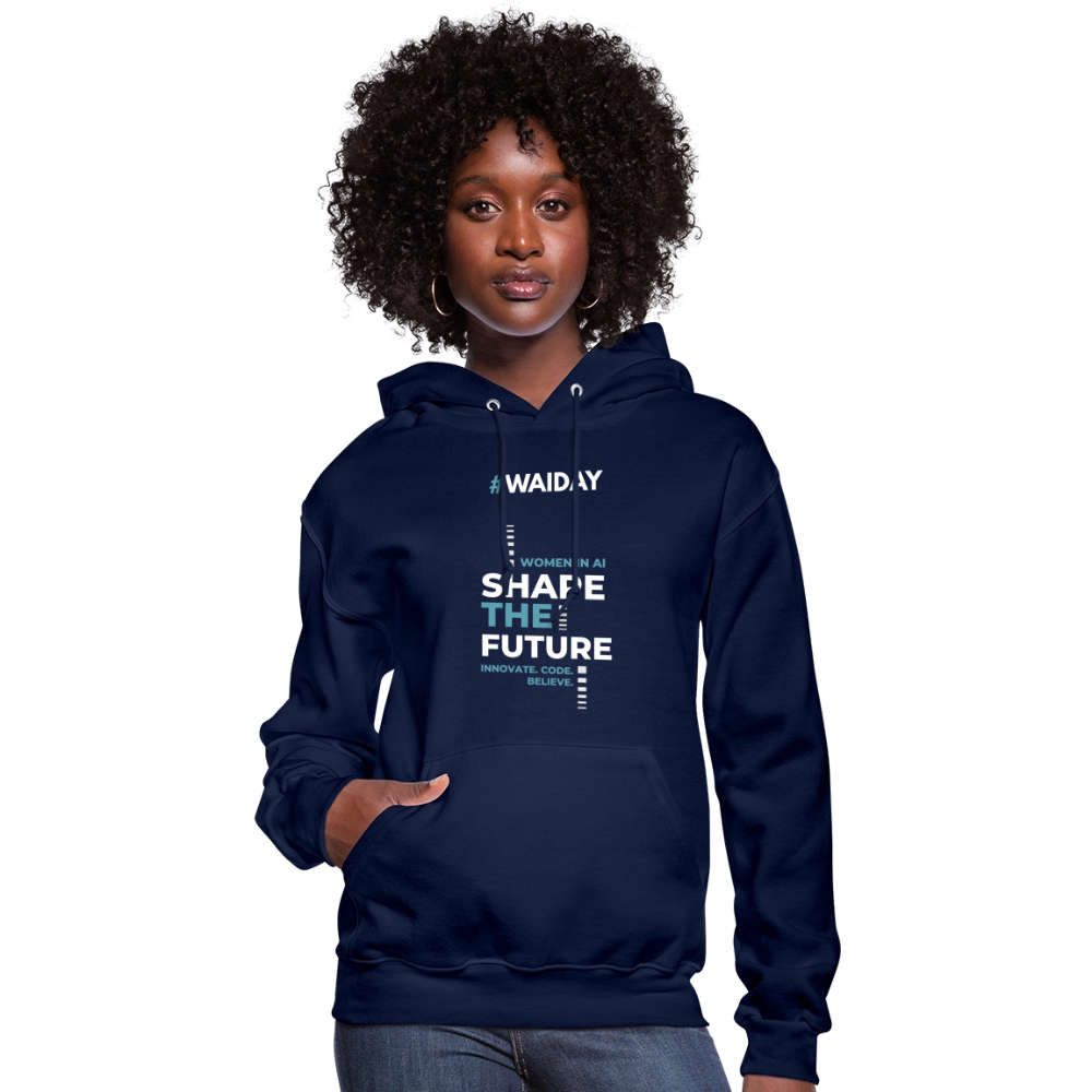 Women's Hoodie - Women In AI Day Edition - navy