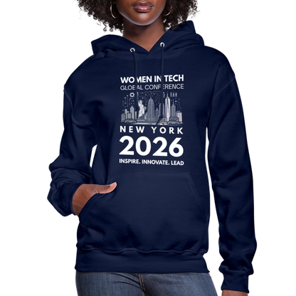 Women's Hoodie -  Women in Tech Global Conference Collection - navy