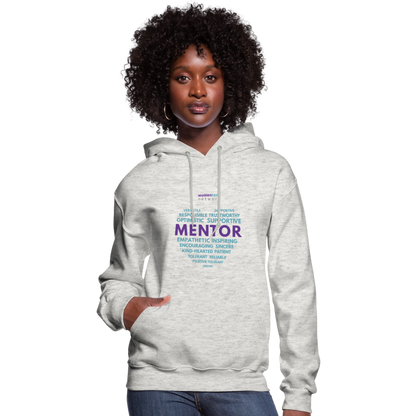 Women's Hoodie - National Mentoring Day Edition - heather oatmeal