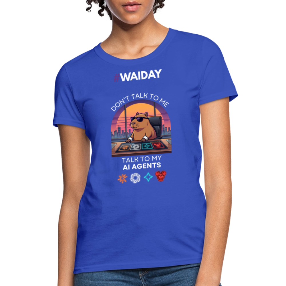 Women's T-Shirt - Women In AI Day Edition - royal blue