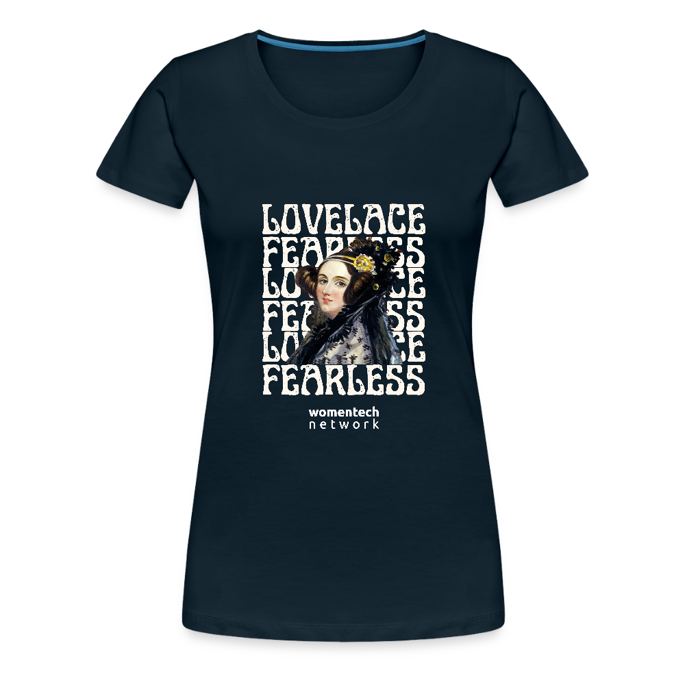Women’s Premium T-Shirt - Ada Lovelace Edition - deep navy