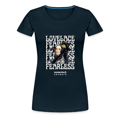 Women’s Premium T-Shirt - Ada Lovelace Edition - deep navy