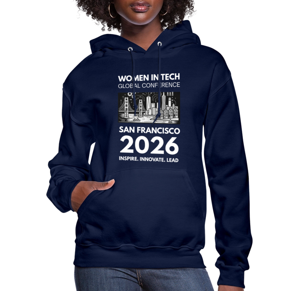Women's Hoodie - Women in Tech Global Conference Collection - navy