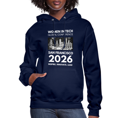 Women's Hoodie - Women in Tech Global Conference Collection - navy
