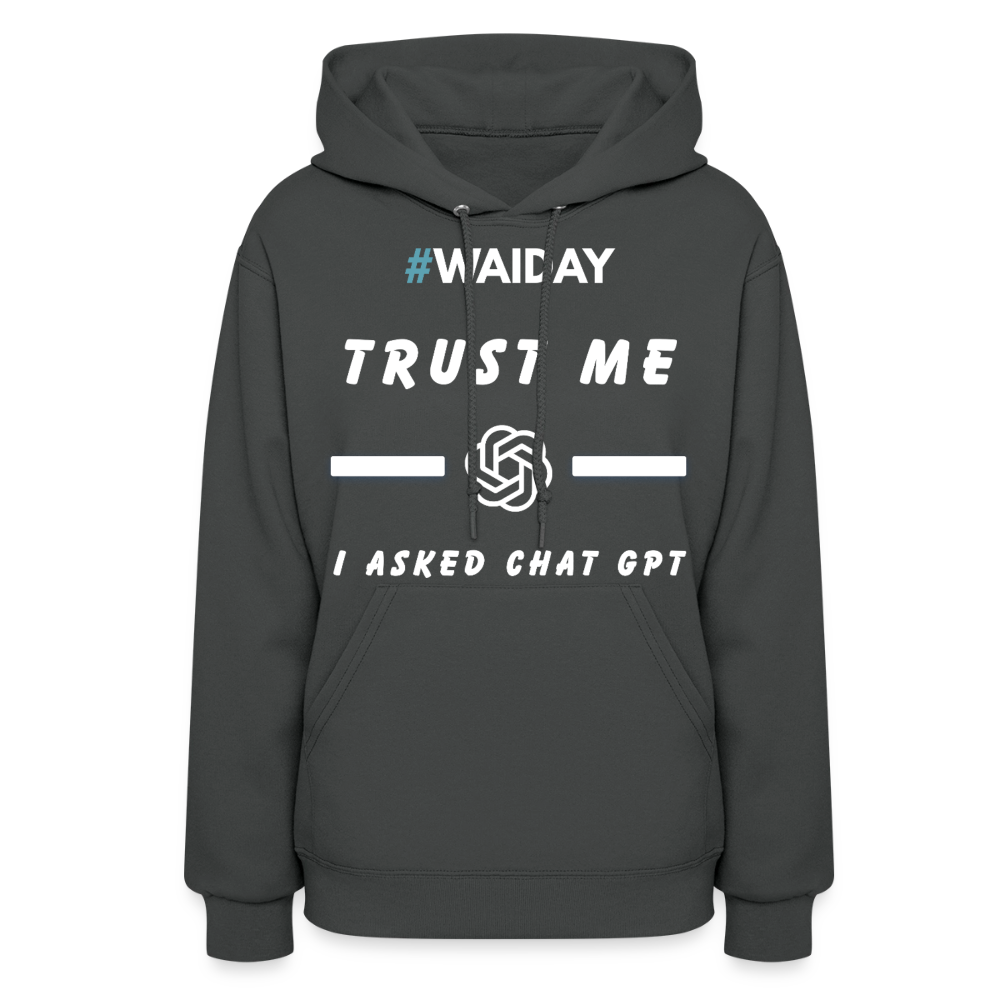 Women's Hoodie - Women In AI Day Edition - asphalt