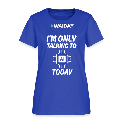 Women's T-Shirt - Women In AI Day Edition - royal blue