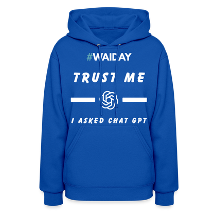 Women's Hoodie - Women In AI Day Edition - royal blue