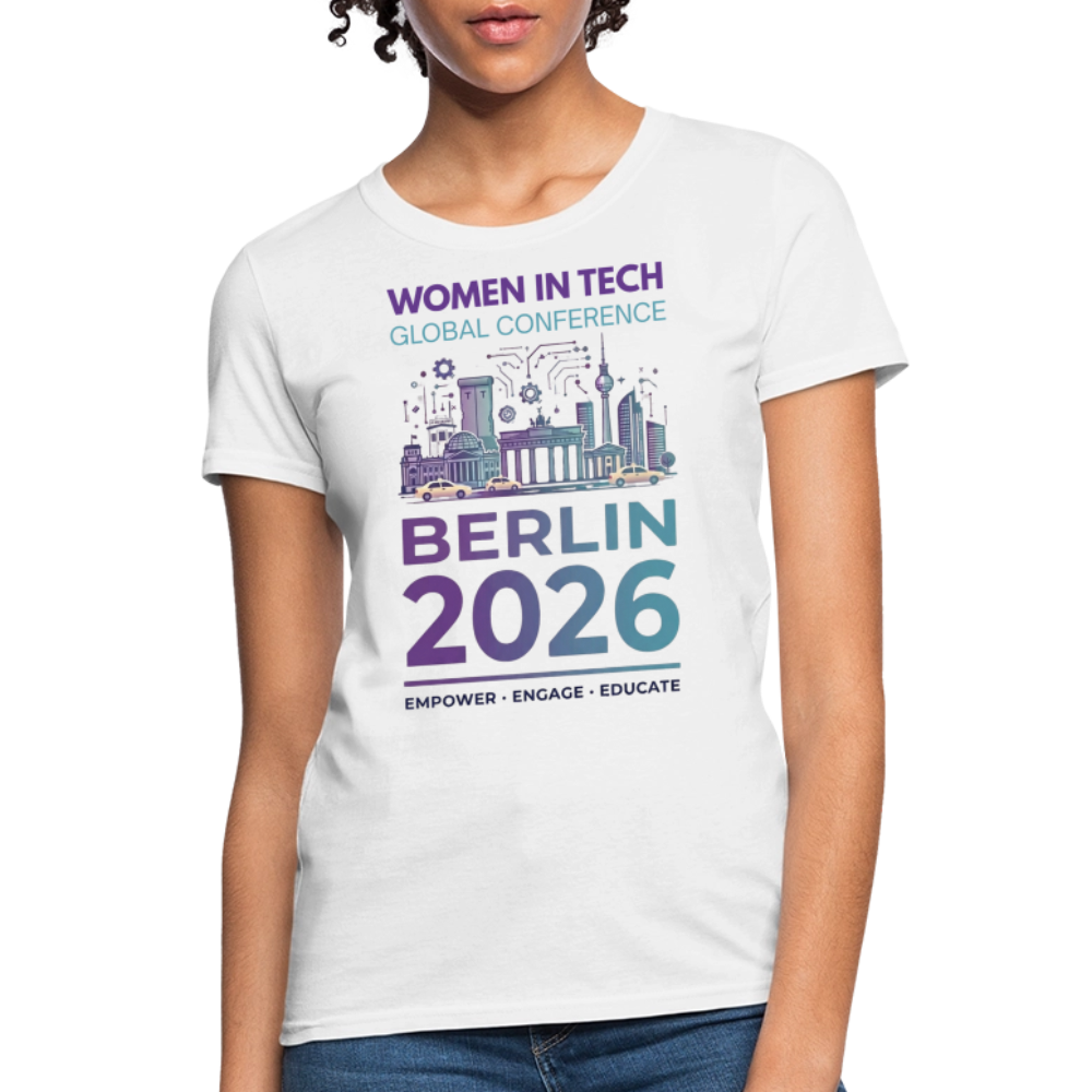 Women's T-Shirt - Women in Tech Global Conference Collection - white