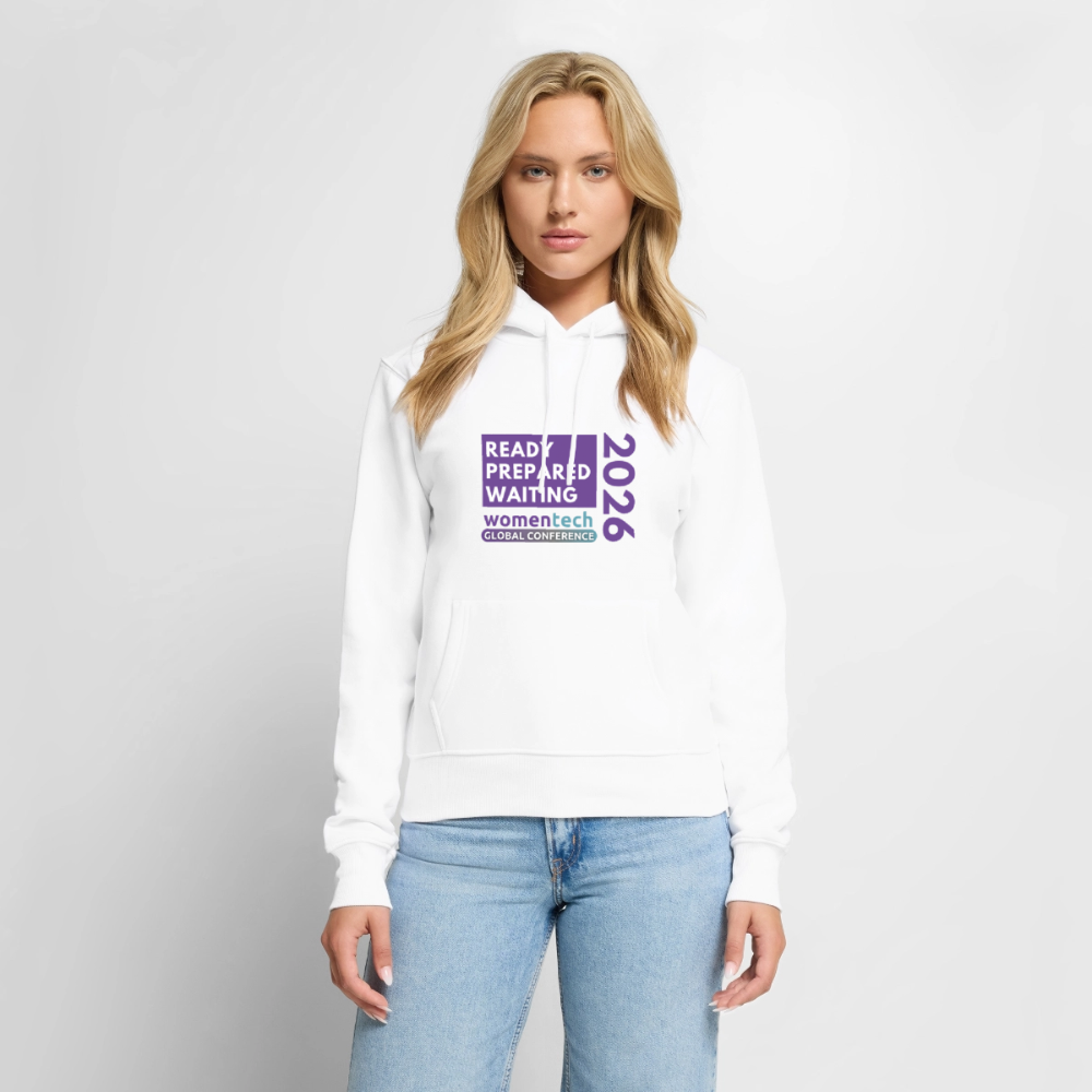 Women’s Premium Hoodie - Women in Tech Global Conference Collection - white