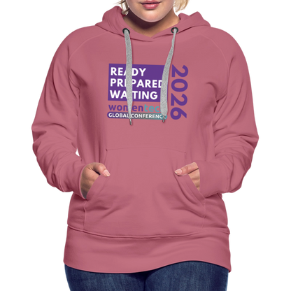Women’s Premium Hoodie - Women in Tech Global Conference Collection - mauve